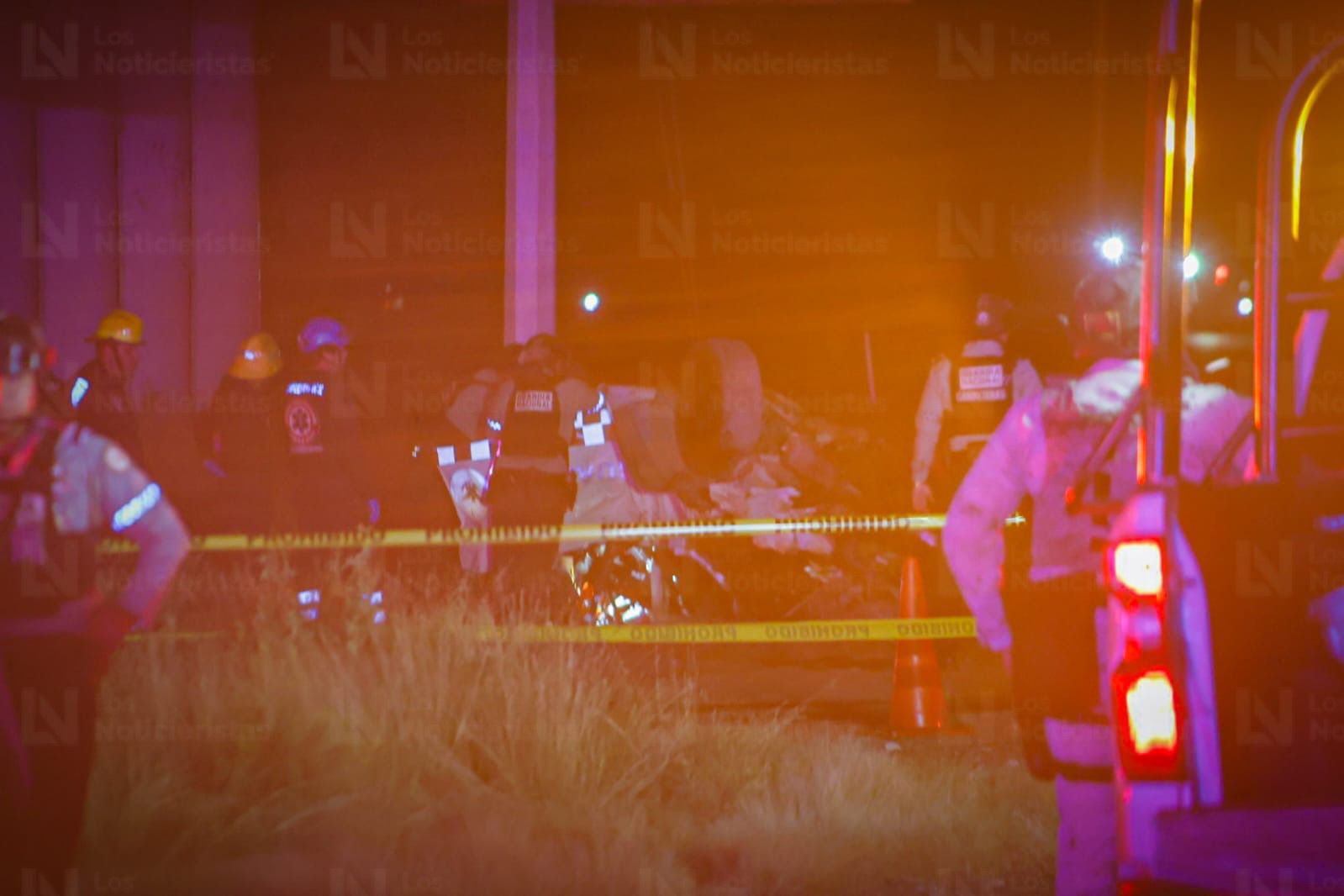 Unidad de la Guardia Nacional volcada por la maxipista Culiacán-Mazatlán
