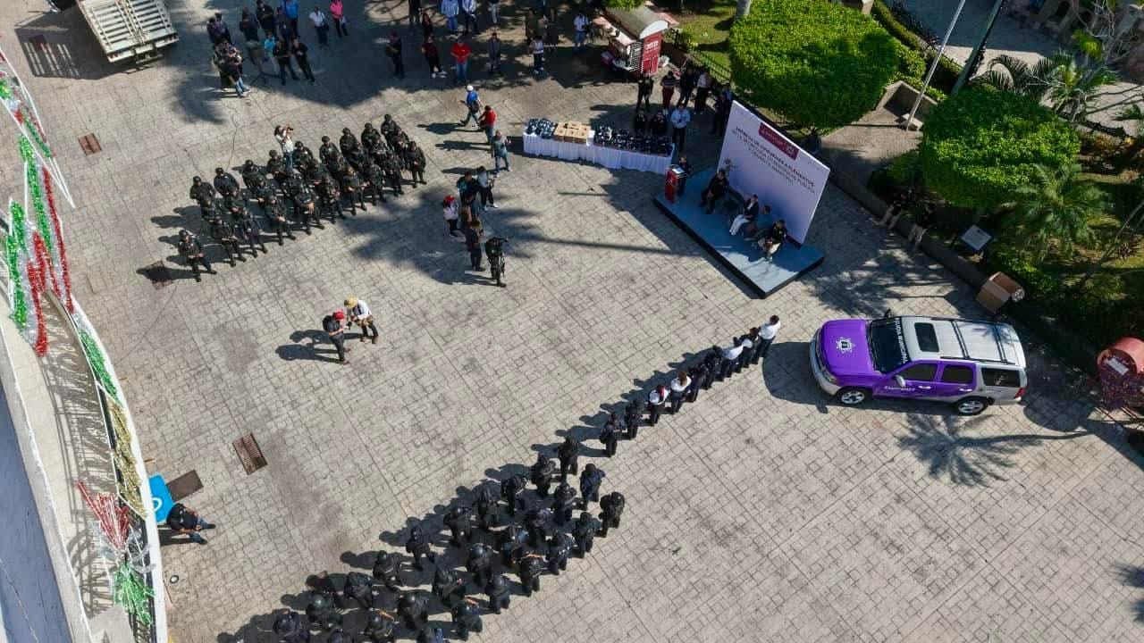Evento de policías en Mazatlán
