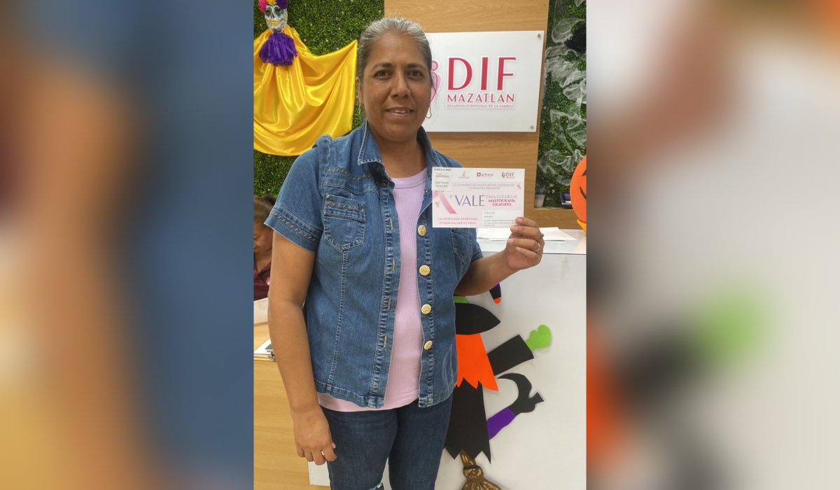 Vales para mastografías y ultrasonidos otorgados por DIF Mazatlán