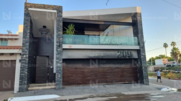 Por segunda ocasión, ‘revientan’ e incendian residencia del Tres Ríos en Culiacán, Sinaloa