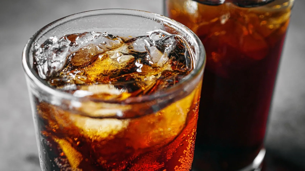 Vasos de refresco de Coca Cola