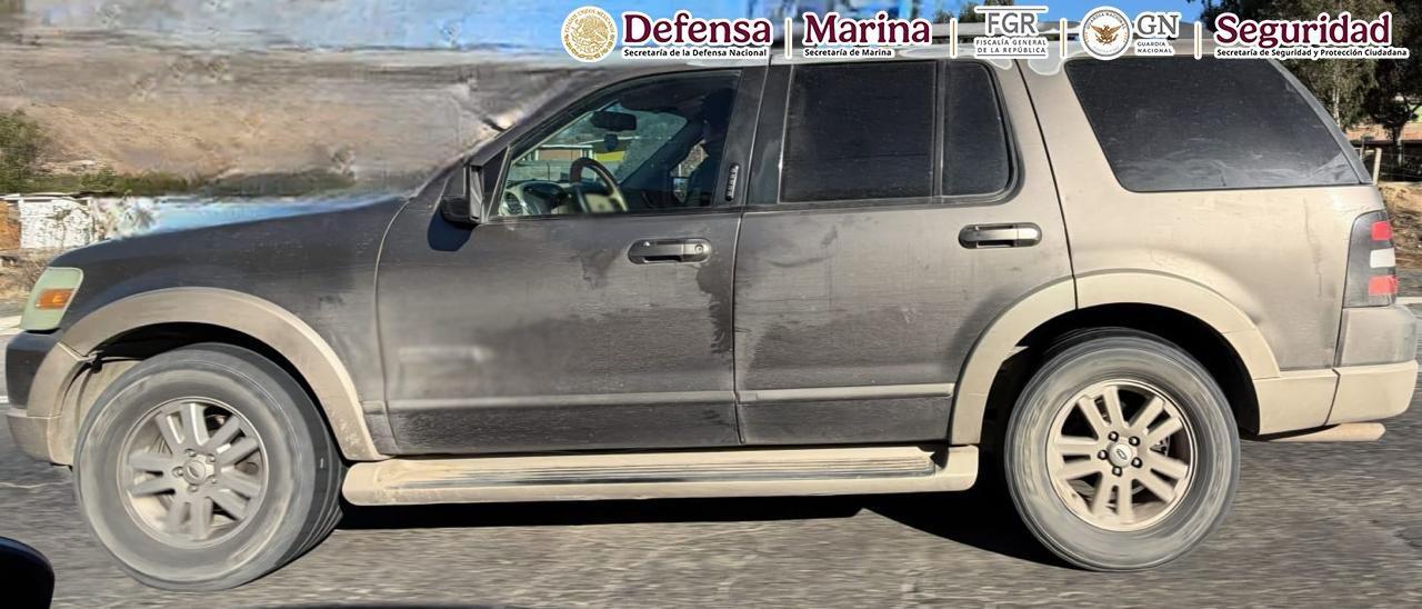 Vehículo asegurado en Tijuana