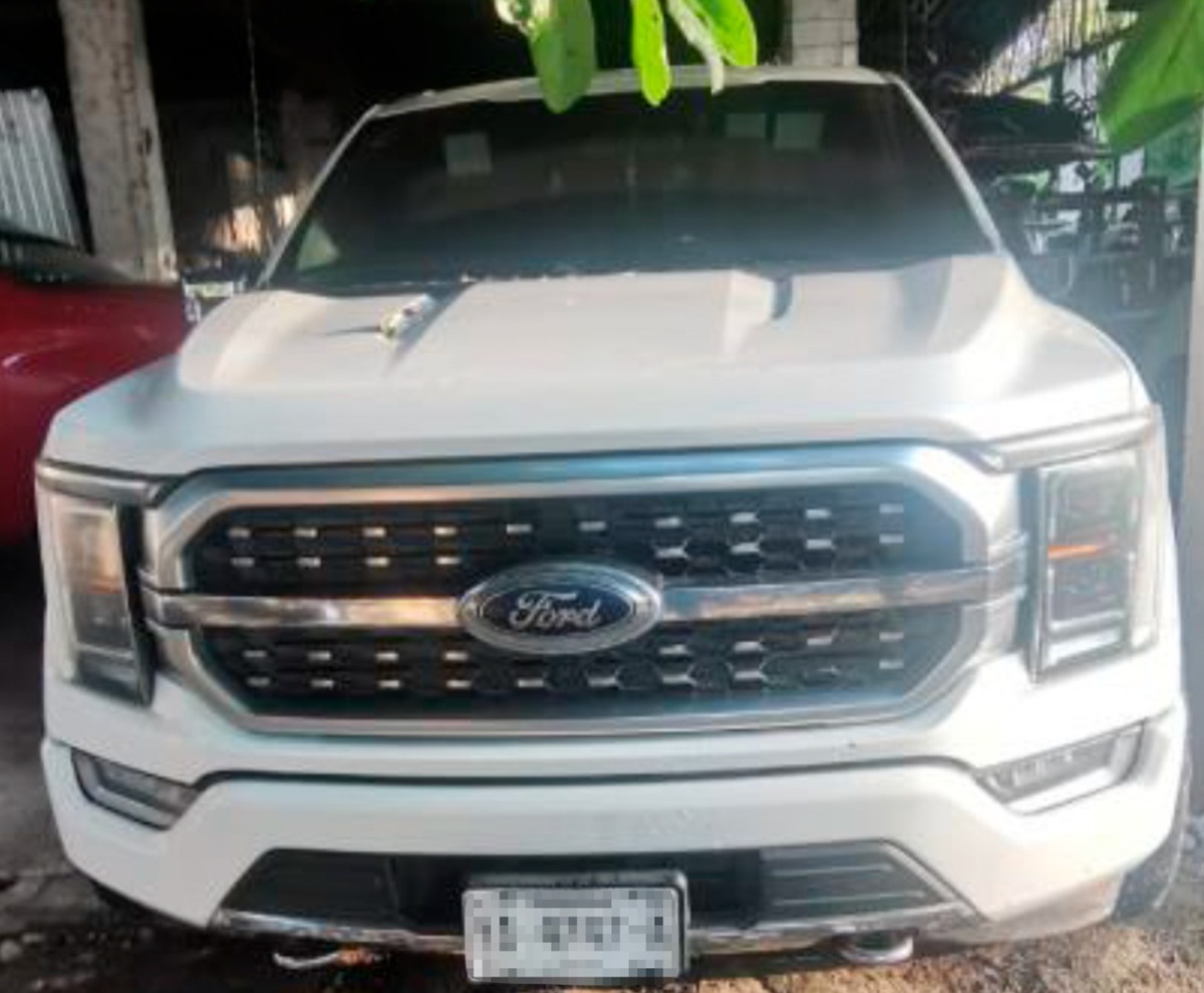 Vehículo asegurado en Veracruz