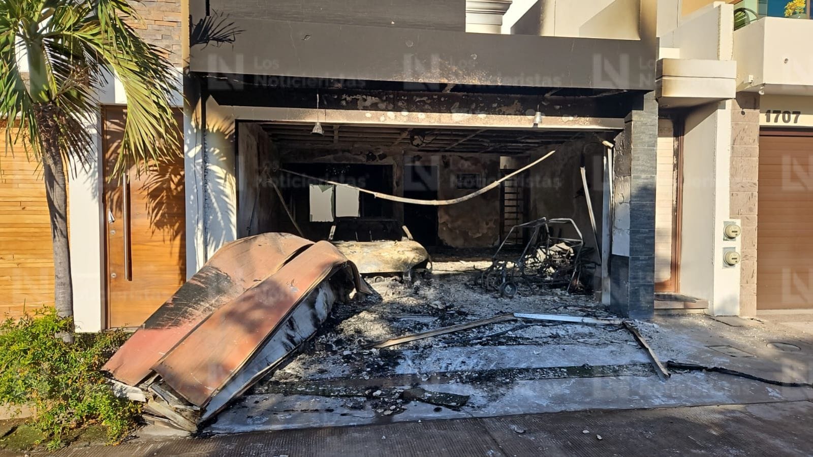 vivienda incendiada en portalegre