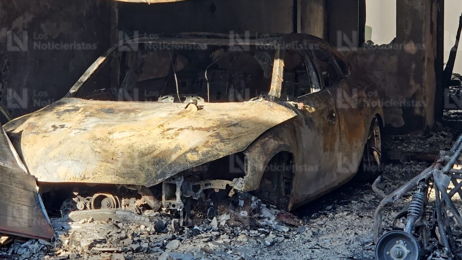vivienda incendiada en portalegre