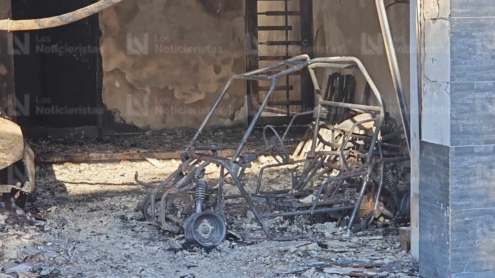 vivienda incendiada en portalegre