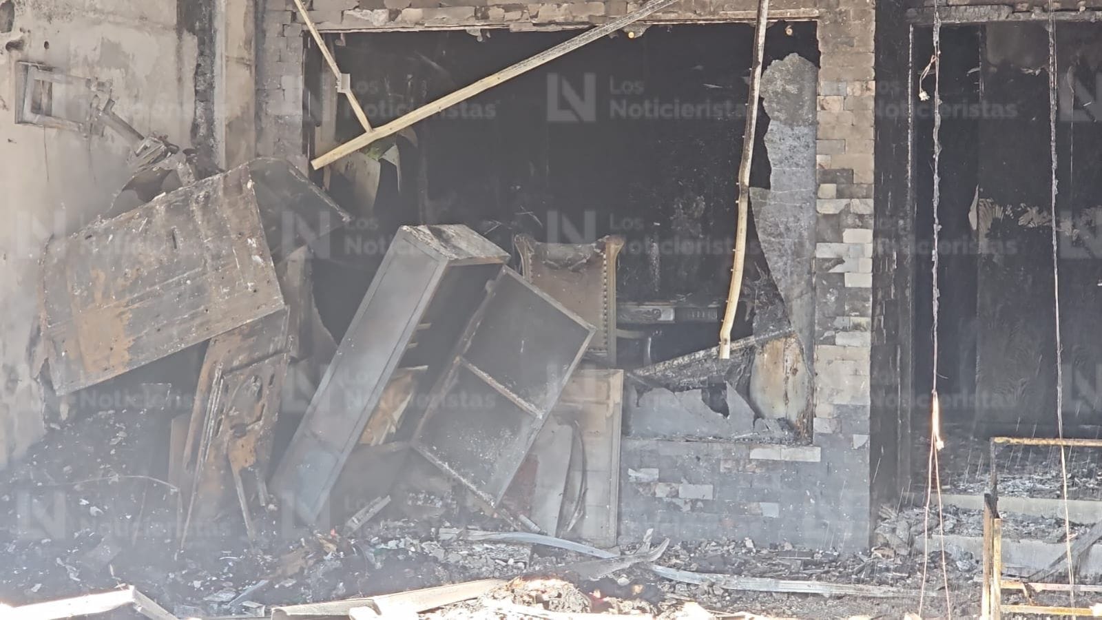 vivienda incendiada en portalegre