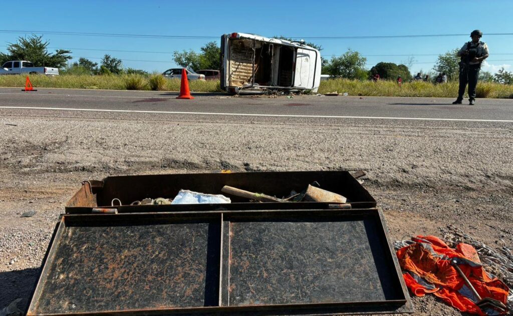volcadura en las calaveras ahome sinaloa