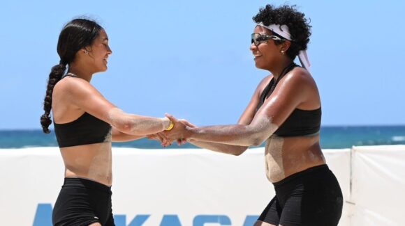 Sinaloense Ángela Pérez brilla en Mundial de Voleibol de playa en Qatar