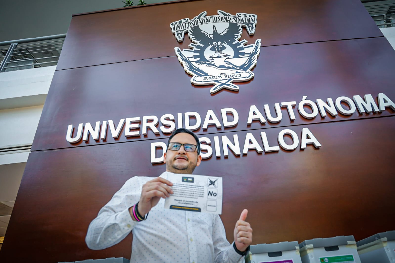 Proceso de votación para la reingeniería de la UAS