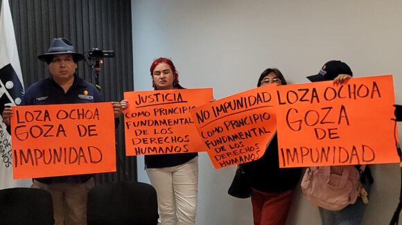 Interpusimos un recurso para que el MP muestre los avances de la investigación: Yesenia Rojo en manifestación contra CEDH