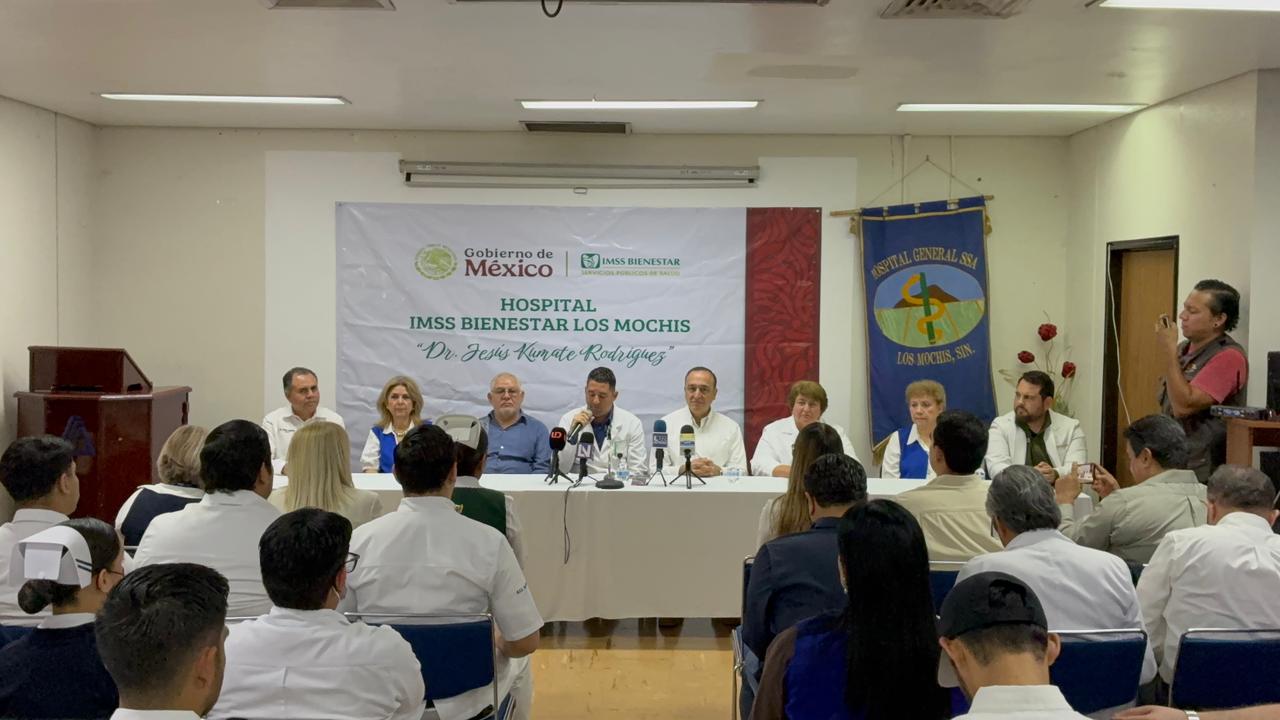 festejos por el 30 aniversario del Hospital IMSS Bienestar “Jesús Kumate Rodríguez” en Los Mochis