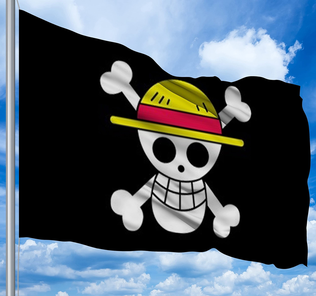 Bandera de Los Sombrero de Paja, que será utilizada en las protestas del 15 de noviembre
