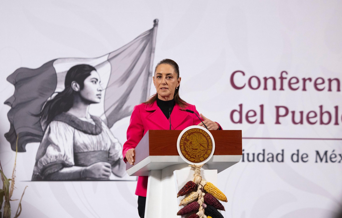 Claudia Sheinbaum en “La Mañanera del Pueblo” de hoy