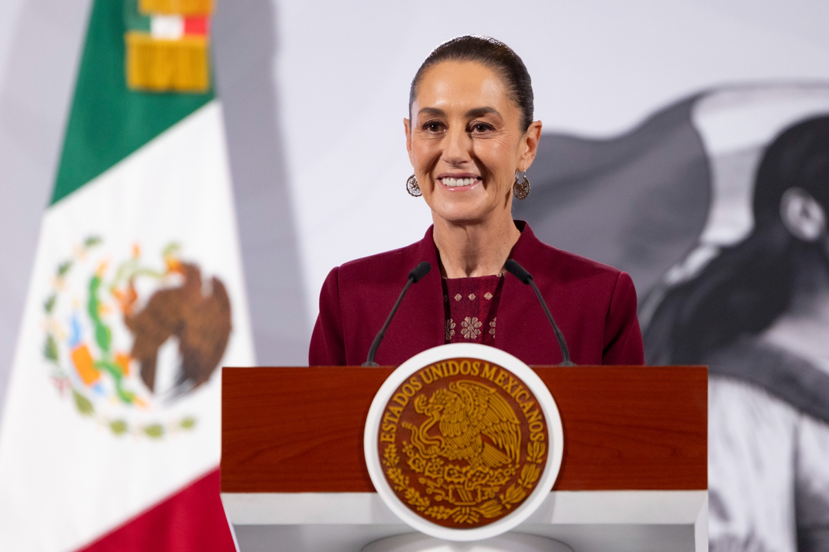 Claudia Sheinbaum inaugura tramo de tren del Golfo de México