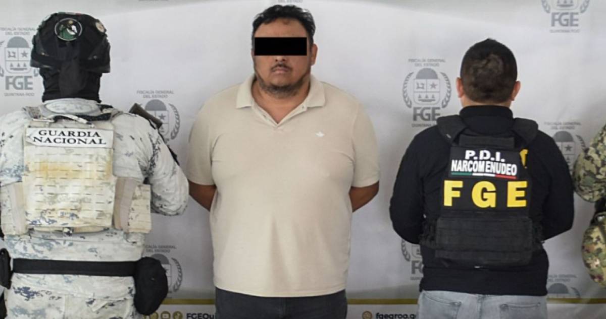 Detienen a ‘El Rayo’, líder del CJNG en Playa del Carmen y objetivo prioritario en Quintana Roo