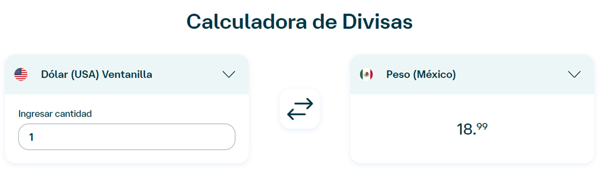 Dolar Banamex 24 de noviembre