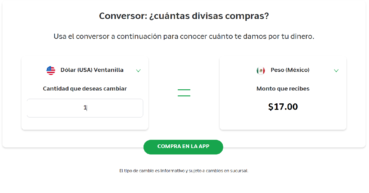 Dolar Banco Azteca 28 de nov