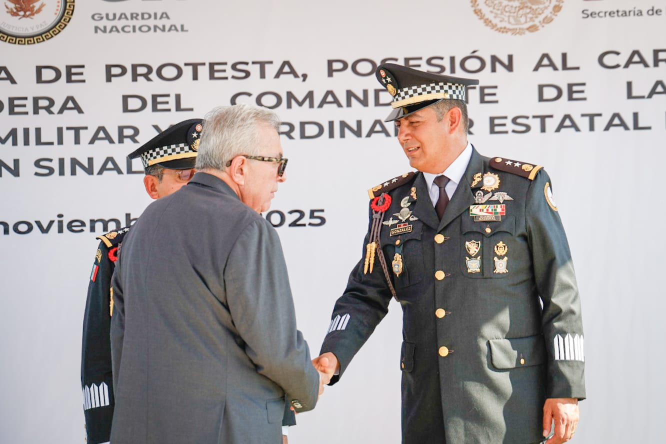 Julices Julian Tadeo Gonzalez Calzada nuevo Coordinador de la GN en Sinaloa