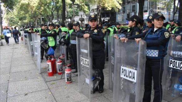 SSC CDMX despliega 600 mujeres policías para resguardar marcha del 25N