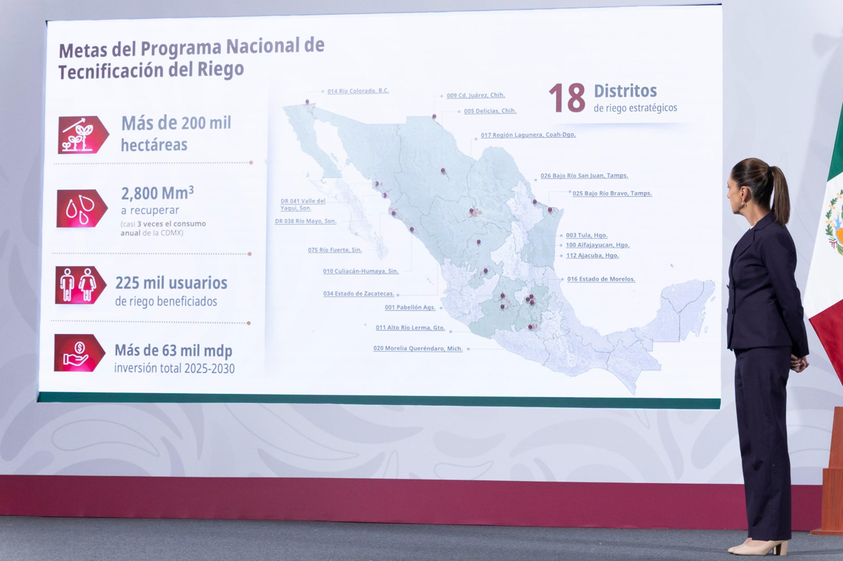 Programa de Conagua, avanzado al 40%