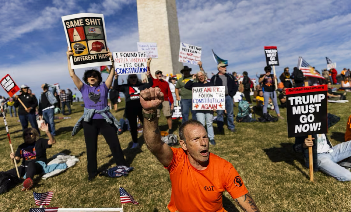 Protestas en Washington contra Trump