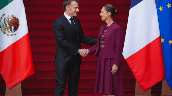 Sheinbaum y Macron refuerzan relación bilateral entre México y Francia