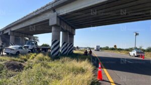 Accidente sobre la carretera Villa Unión-Concordia