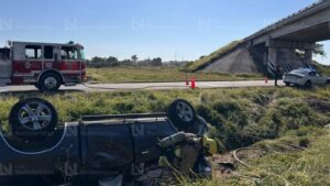 Accidente sobre la carretera Villa Unión-Concordia