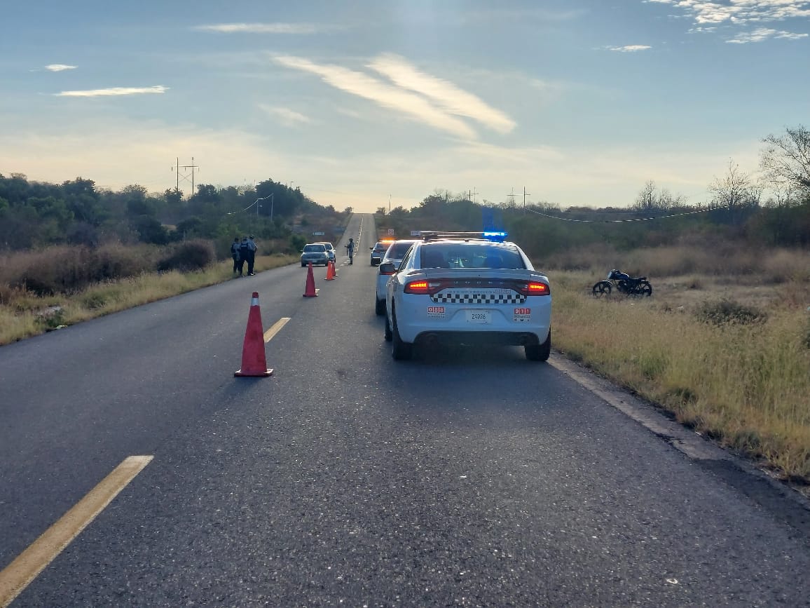 choque entre motocicletas en la México 15, en Salvador Alvarado, Sinaloa