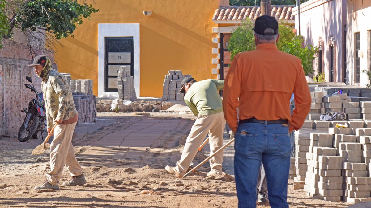 adoquinamiento en el fuerte sinaloa