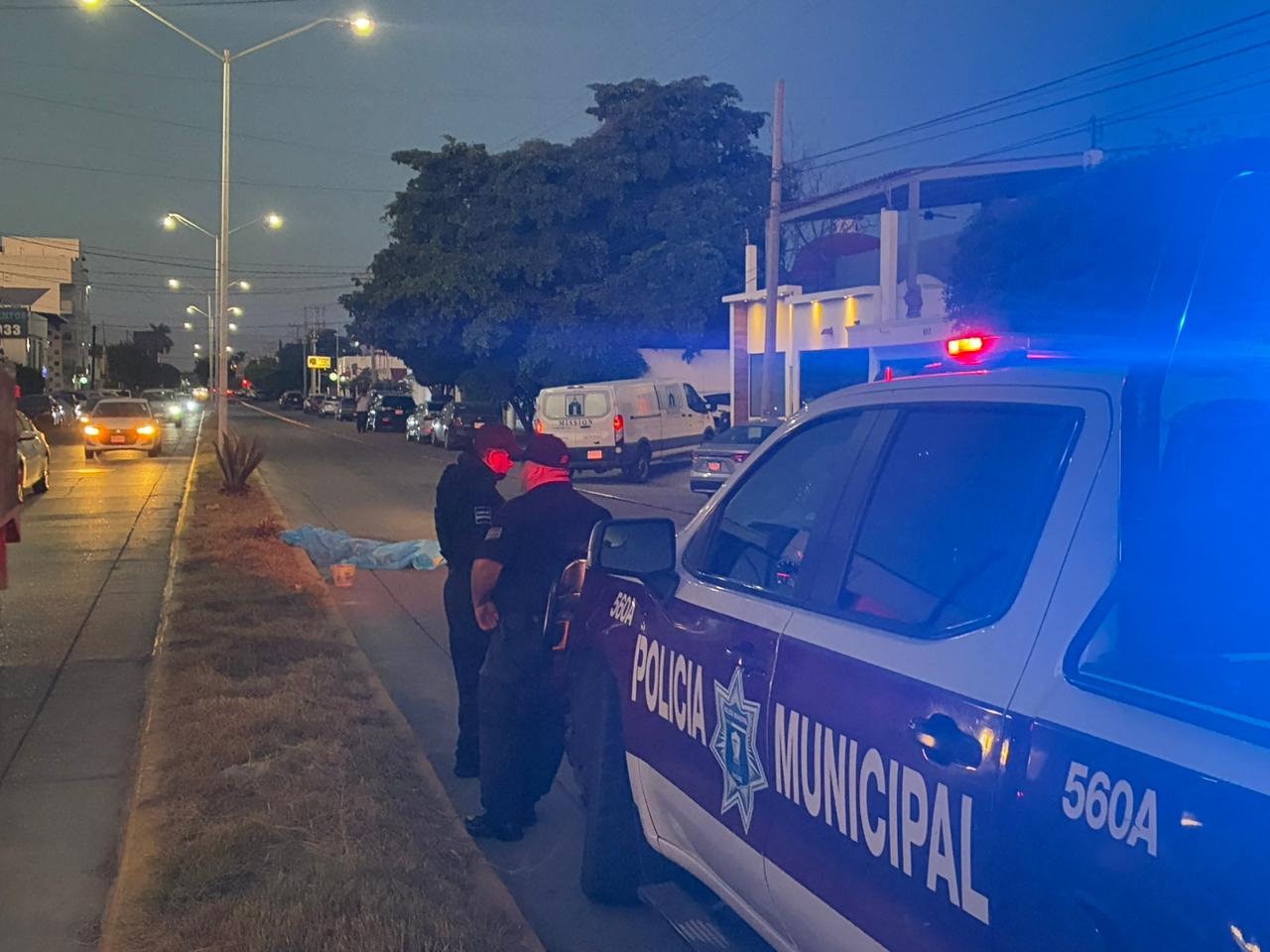 Adulto mayor fallece en el bulevar Río Fuerte de Los Mochis, Sinaloa