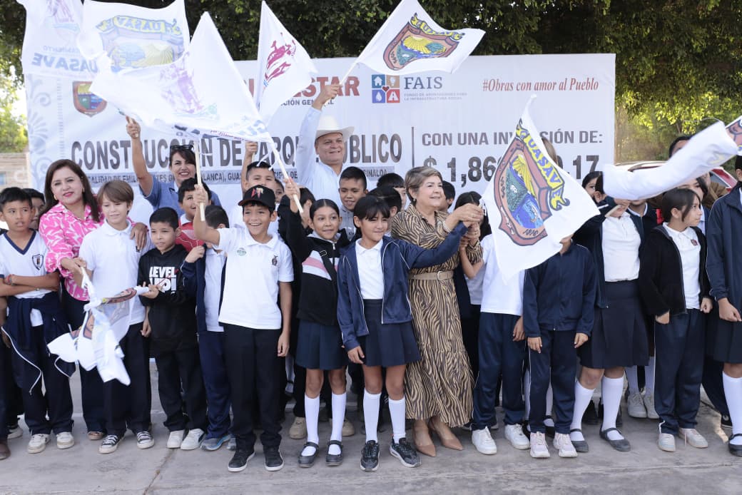 En Guasave, Sinaloa familias de Agua Blanca tendrán un parque con inversión de 1.8 mdp