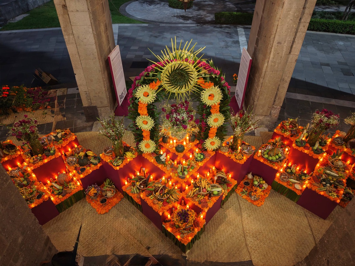Altar de Día de Muertos de Palacio Nacional