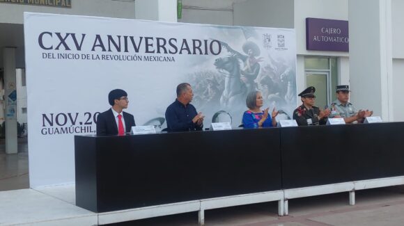 Autoridades de Salvador Alvarado conmemoran el 115 Aniversario del inicio de la Revolución Mexicana