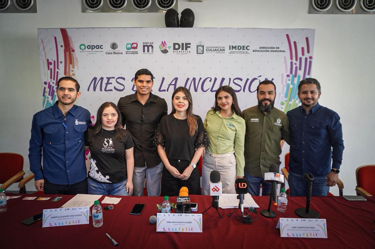 Anuncian actividades por el Mes de la Inclusión 2925 en Culiacán, Sinaloa