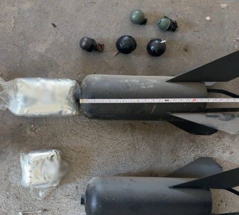 armas y explosivos asegurados en escuinapa