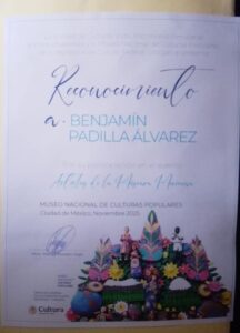 reconocimiento de Benjamín Padilla