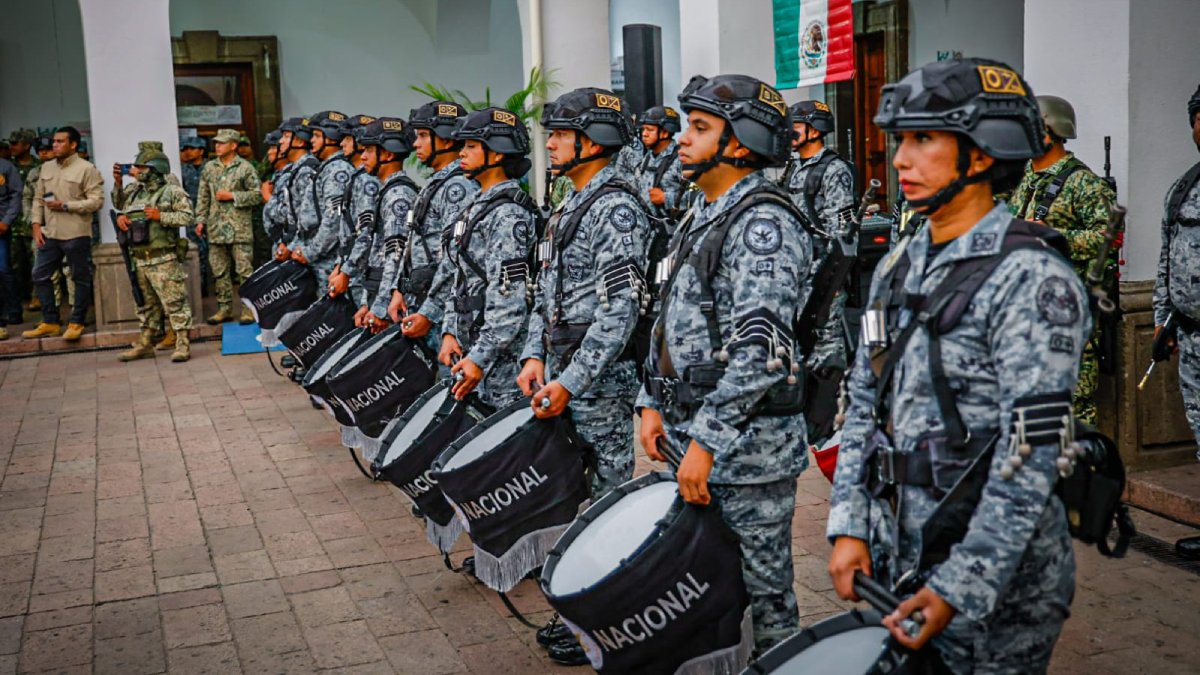 ascenso a 72 elementos del ejercito fuerza aerea y guardia nacional banda