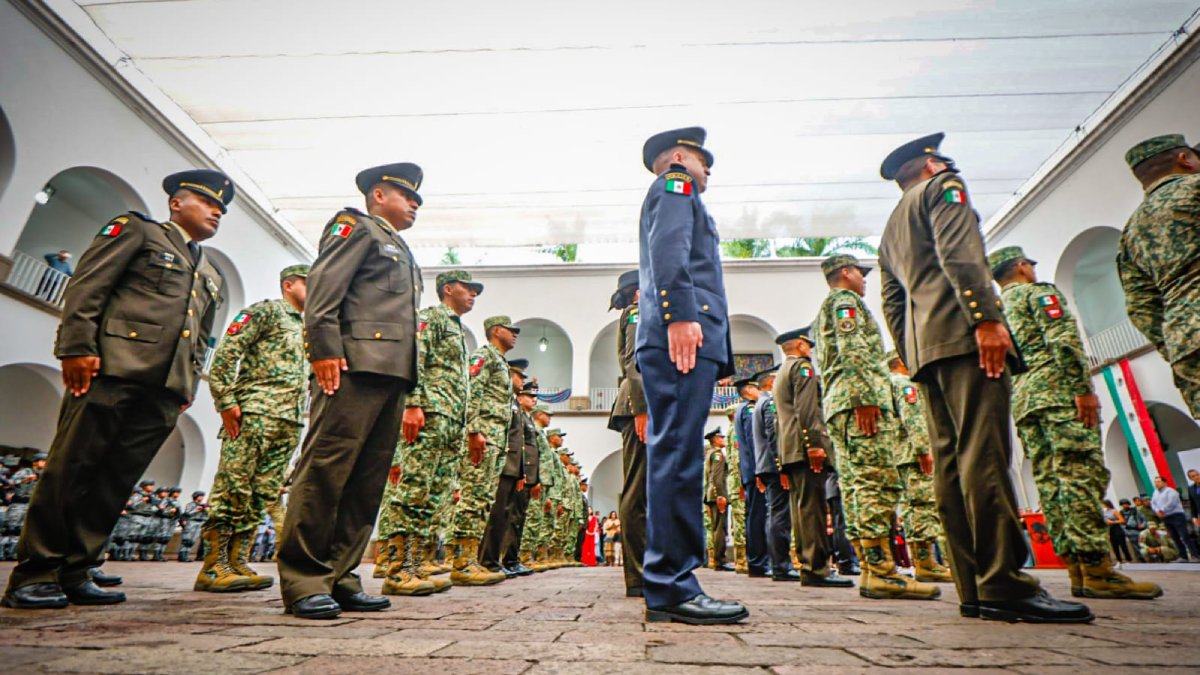 ascenso a 72 elementos del ejercito fuerza aerea y guardia nacional dia
