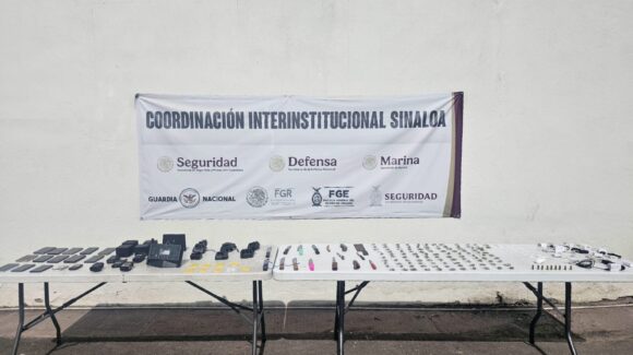 Marihuana, cocaína, celulares, puntas y cartuchos, lo asegurado en nueva revisión del penal de Aguaruto, en Culiacán, Sinaloa