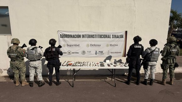 Realizan nuevo ‘esculque’ en el penal de Aguaruto, Culiacán; hallan pistola de clavos, cuchillos y celulares