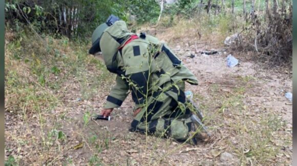 Localizan y destruyen 146 artefactos explosivos en San Ignacio, Sinaloa durante operativo interinstitucional