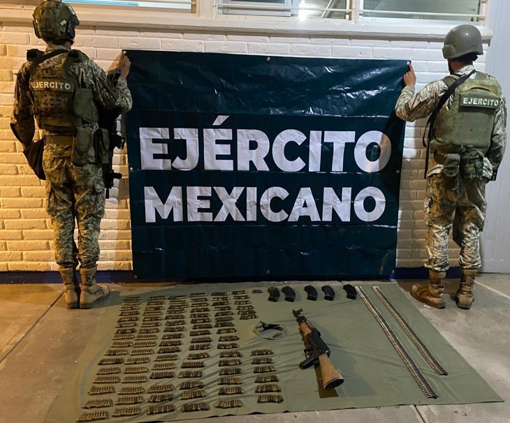 aseguran arma y explosivo en badiraguato y destruyen laboratorio