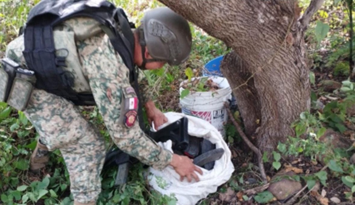 Aseguran armamento en poblado de San Ignacio