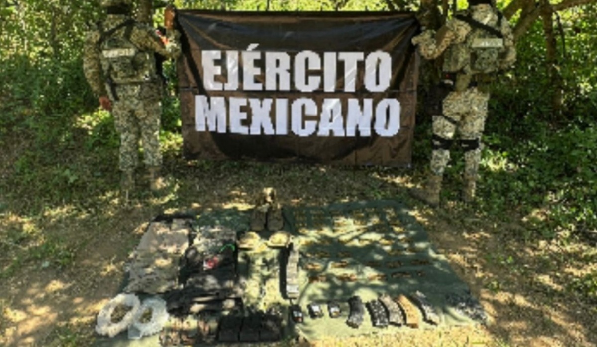 Aseguran cargadores, cartuchos, droga y equipo táctico en Concordia