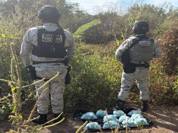 aseguran mochila con fentanilo en culiacan