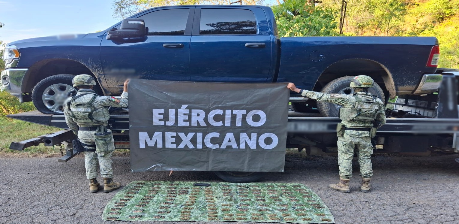 aseguran vehiculo robado y cartuchos en concordia