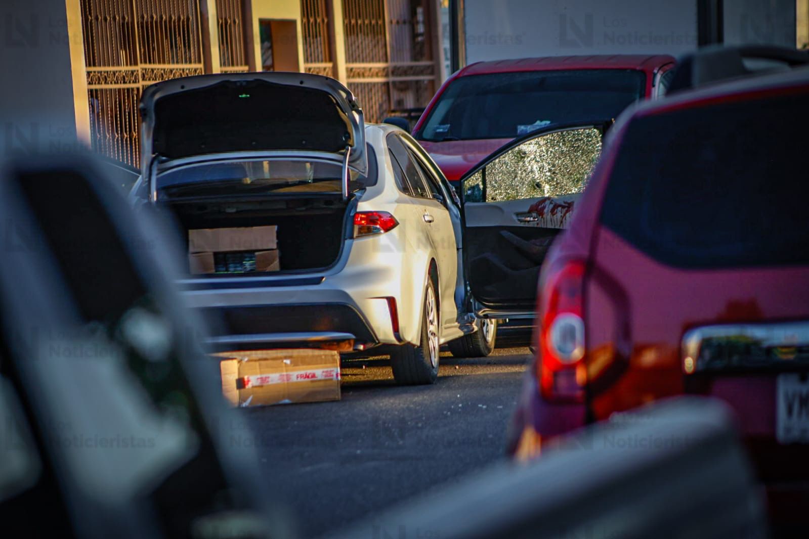 Ataque a balazos contra un automóvil en Las Cucas, Culiacán