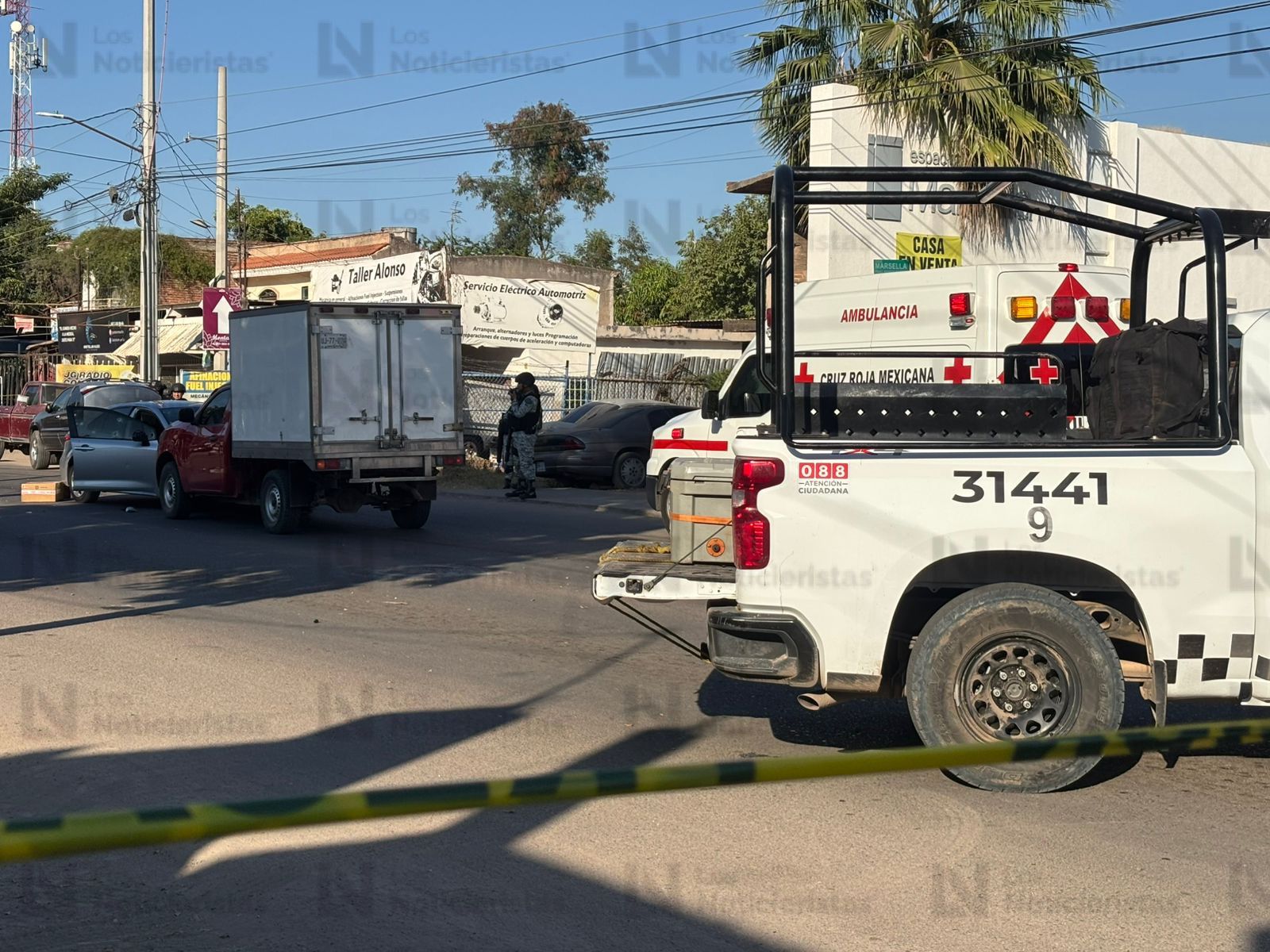 Se registra ataque a balazos contra un automóvil en Las Cucas, Culiacán